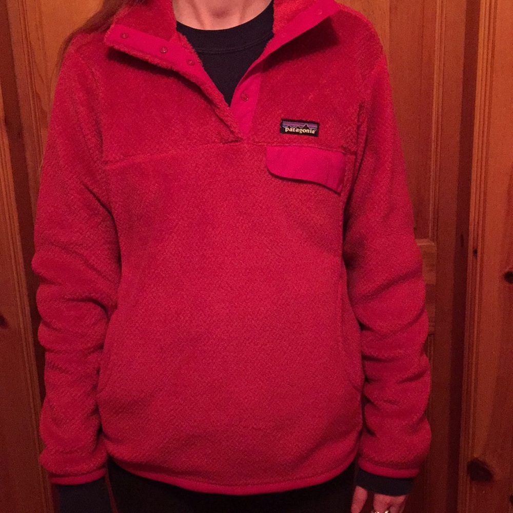 Patagonia Orangey Red Sweater